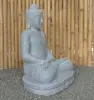 Product image 3 of the product “Seated Buddha made of Riverstone in Dhyana position - gesture of meditation, H. 80cm. ”